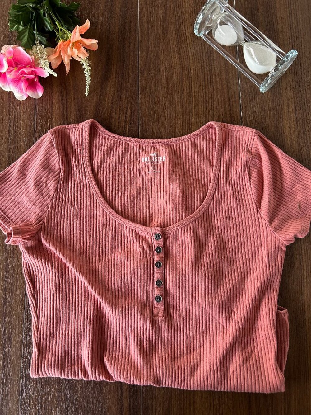 Hollister Co. Women's Large Pink Bodysuit